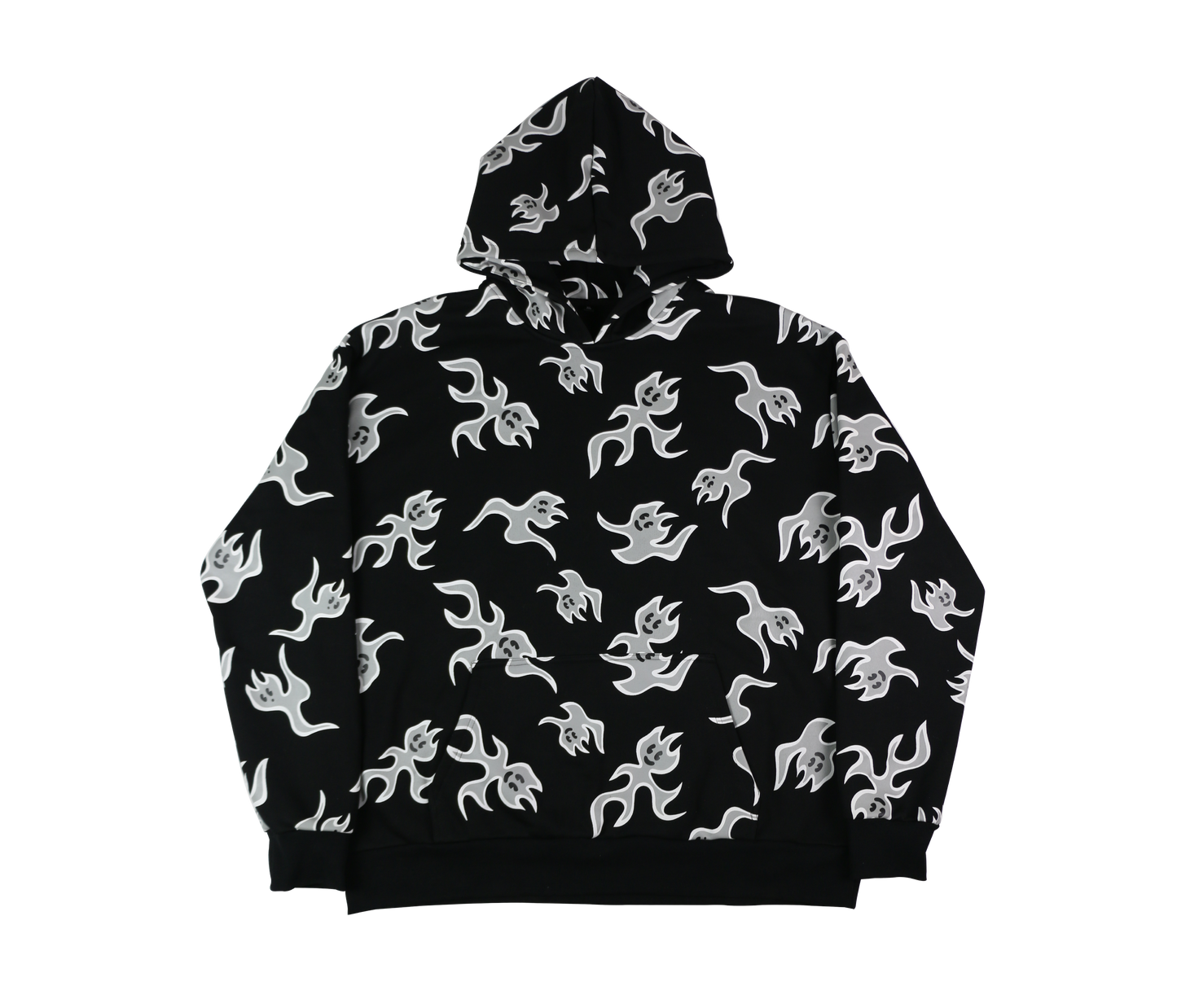 Dancing Flames Hoodie - Smoke